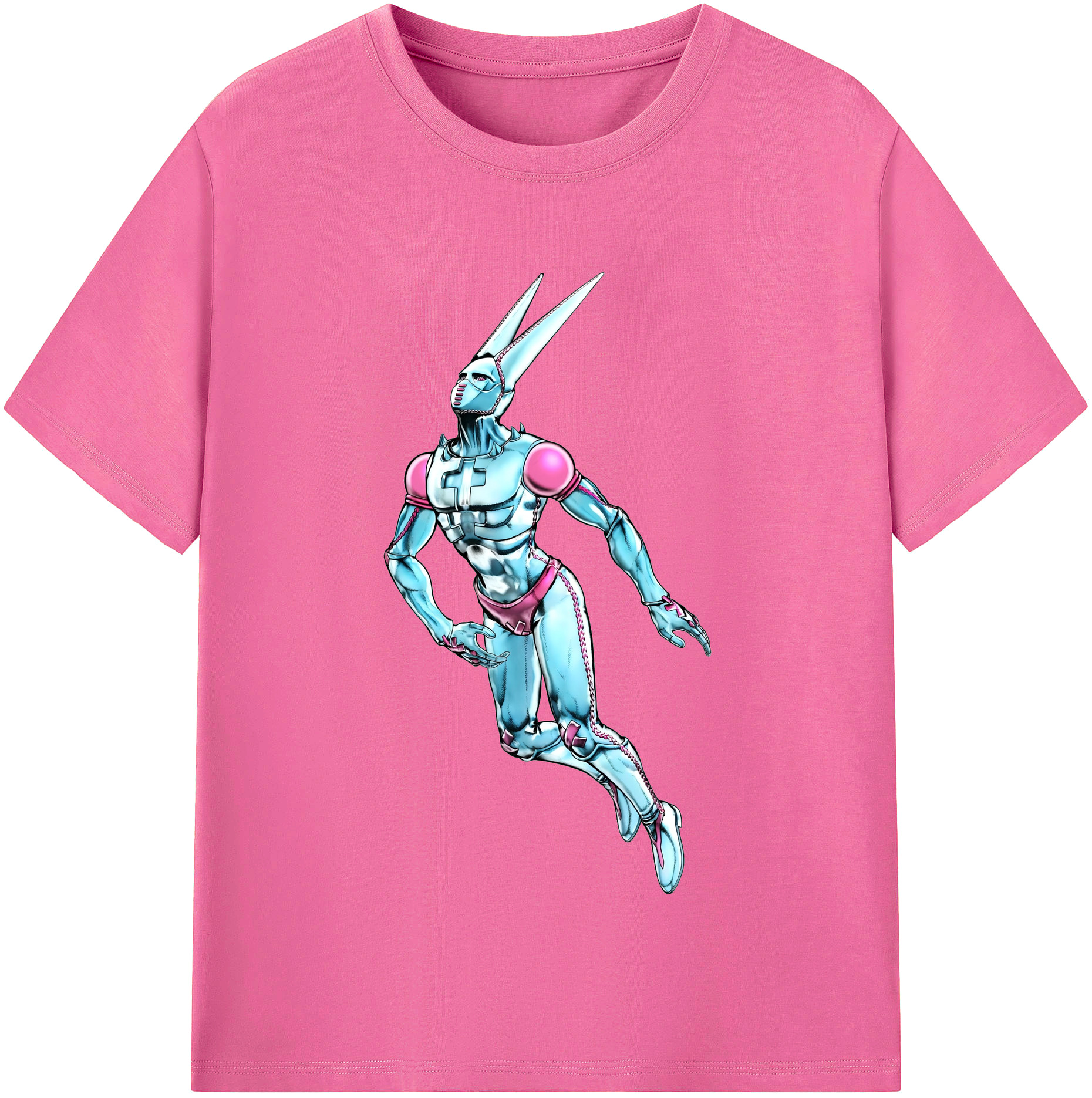 （画像用） ジョジョの奇妙な冒険 JoJo's Bizarre Adventure レディースカジュアルプリントTシャツ（綿100％）